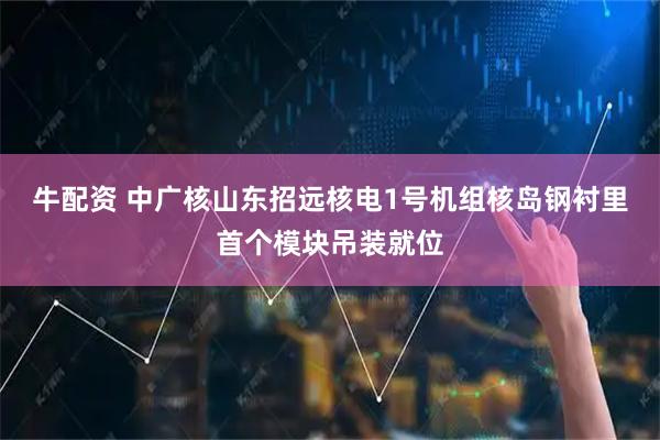 牛配资 中广核山东招远核电1号机组核岛钢衬里首个模块吊装就位